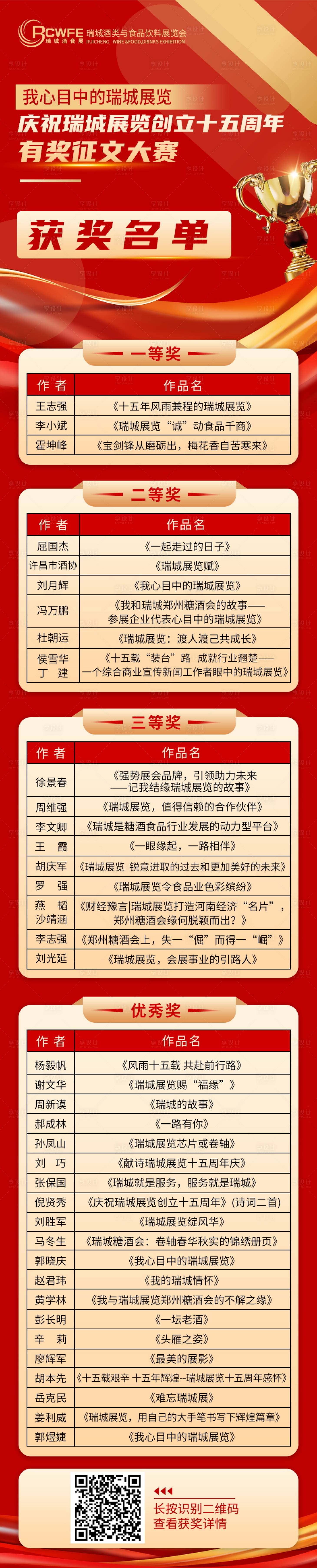 源文件下載【享設(shè)計】搜索編號：59740022452157742【獲獎名單長圖】