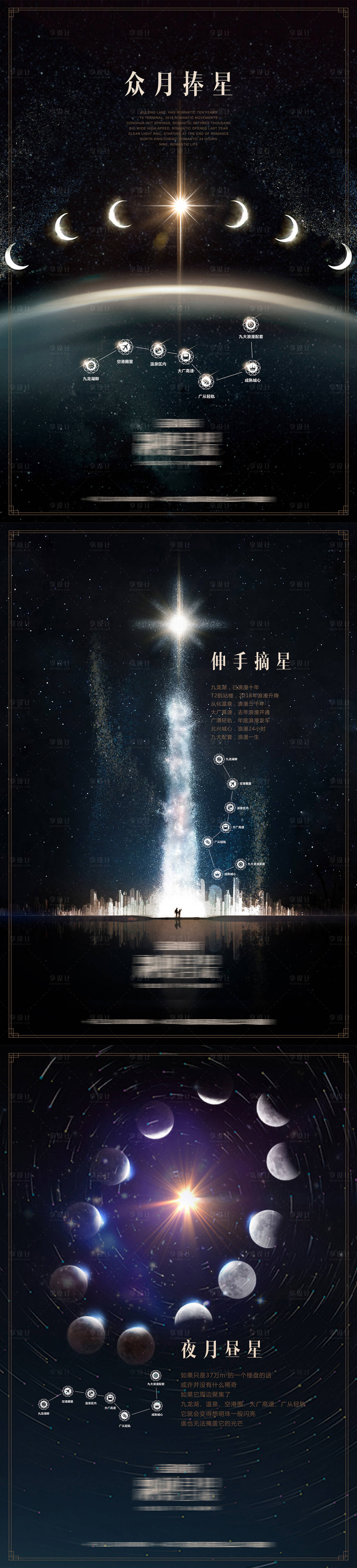 源文件下載【享設計】搜索編號：41490022371978460【地產黑金豪宅調性系列海報】