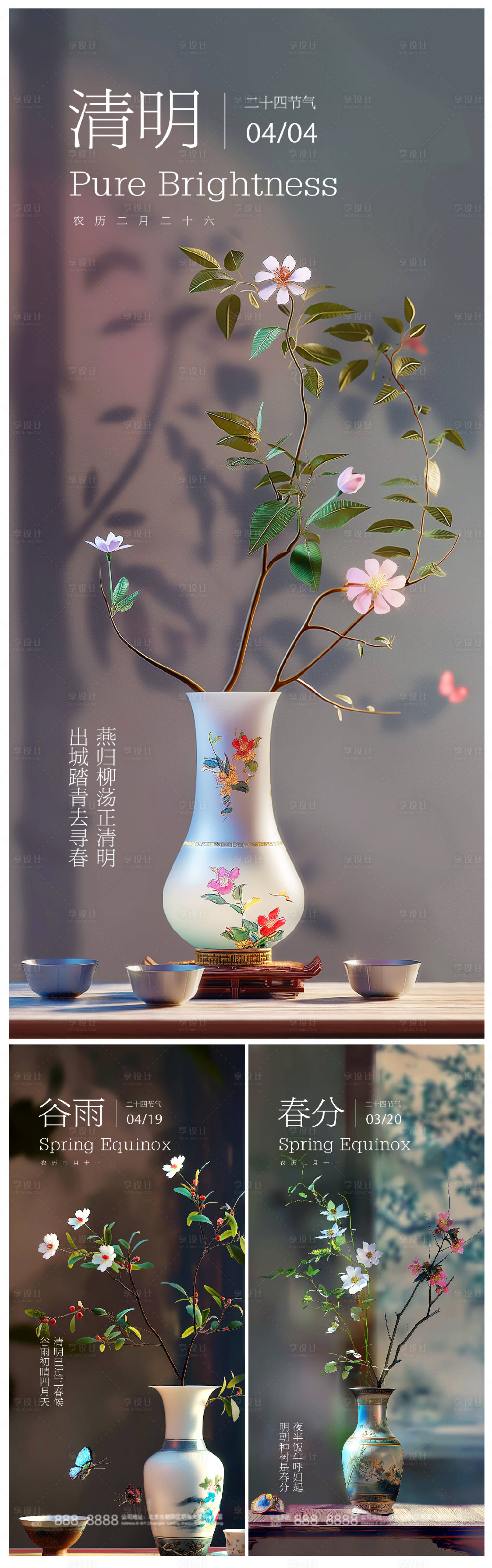 源文件下载【节气海报】编号：13810022312772854