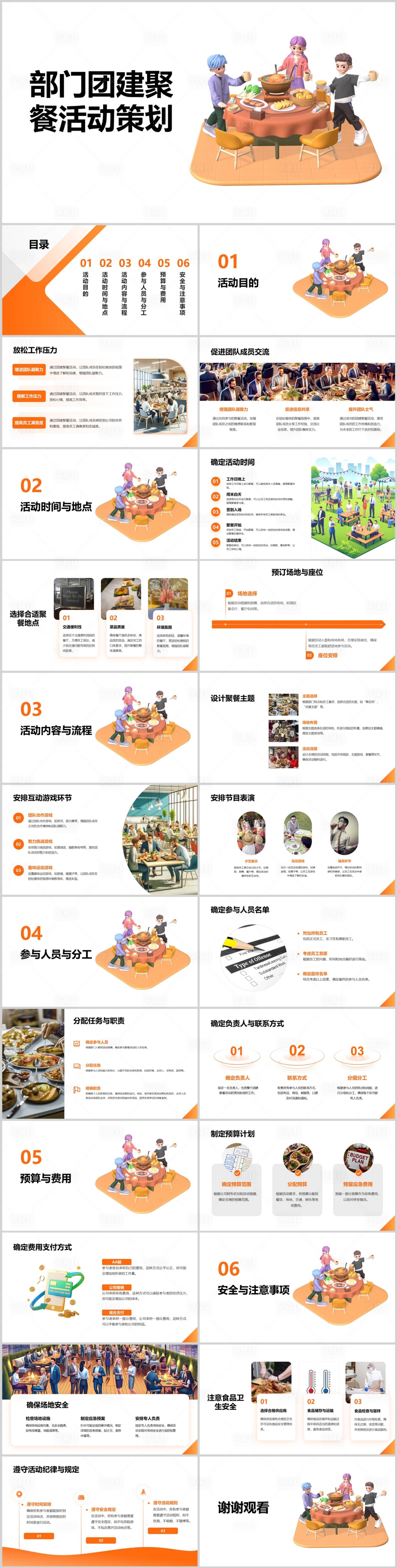 源文件下載【享設(shè)計(jì)】搜索編號(hào)：20080022885884235【部門(mén)團(tuán)建聚餐活動(dòng)策劃PPT】