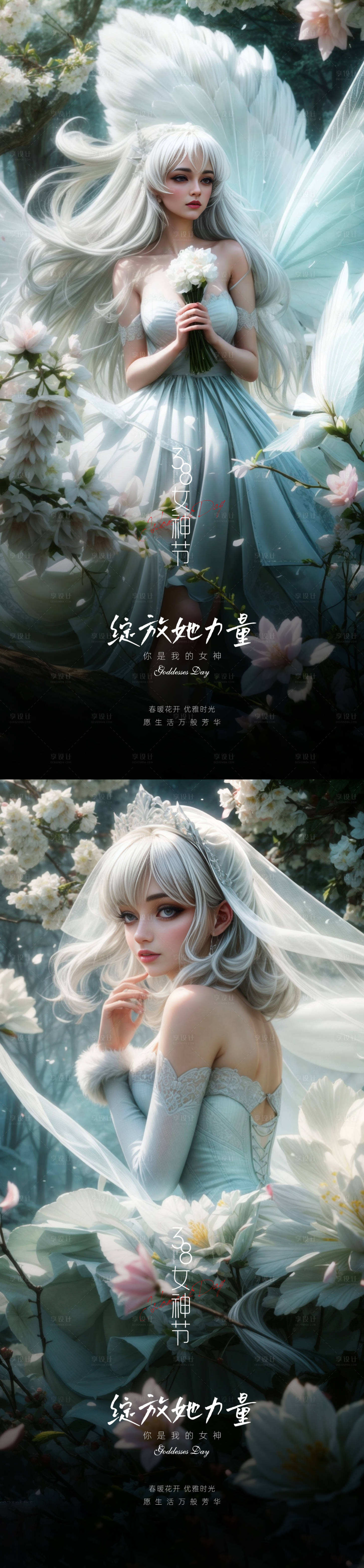 源文件下載【享設計】搜索編號：52920022346558644【女神節海報】