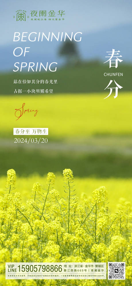 源文件下载【春分油菜花海节气海报】编号：66670022512264370