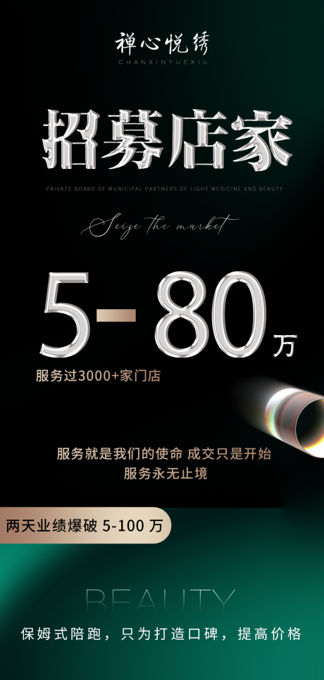 源文件下载【轻医美招商招募海报】编号：60330022881596233