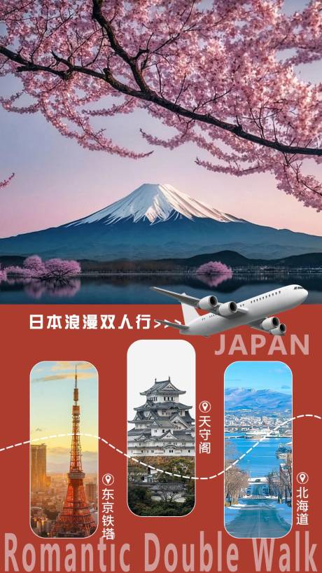 编号：63530022506549884【享设计】源文件下载-日本旅游景点宣传海报