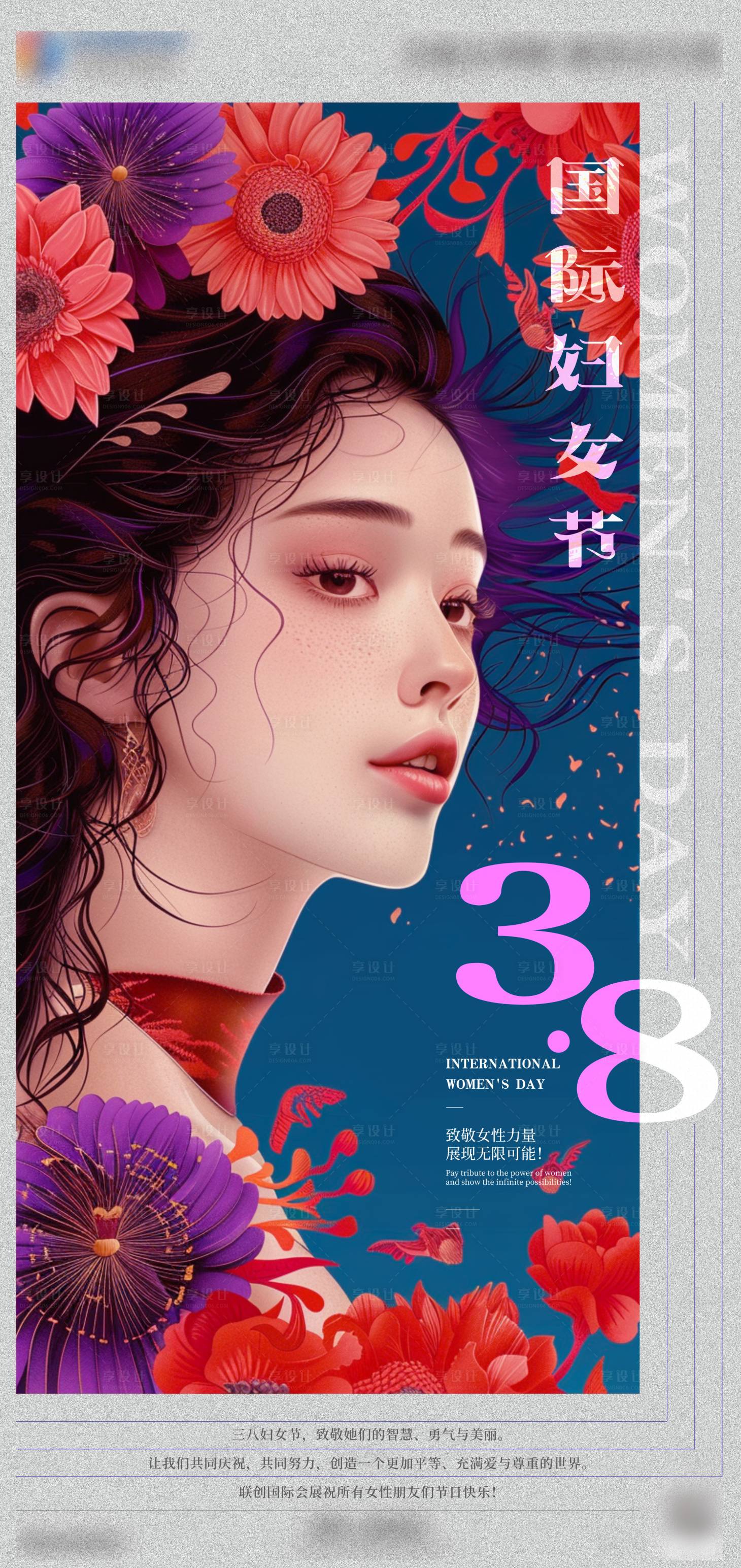 源文件下载【妇女节海报】编号：38480022320719286