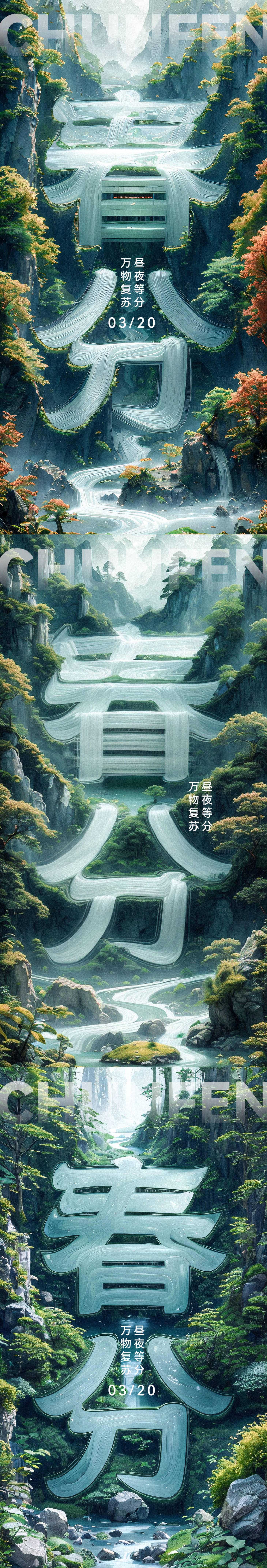 源文件下載【享設計】搜索編號：81250022582952953【春分節(jié)氣海報】