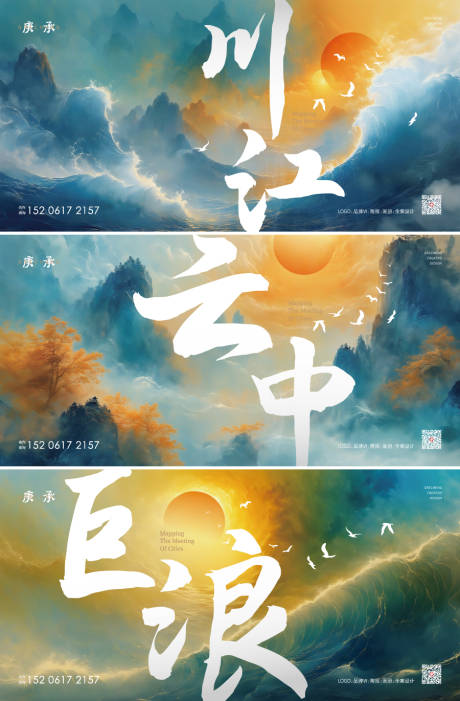 源文件下載【享設計】搜索編號：52220022461587921【水墨提案海報展板】