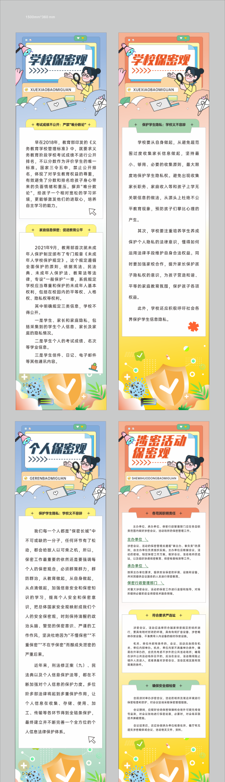 源文件下载【学校个人泄密活动保密观展板】编号：18800022753583447