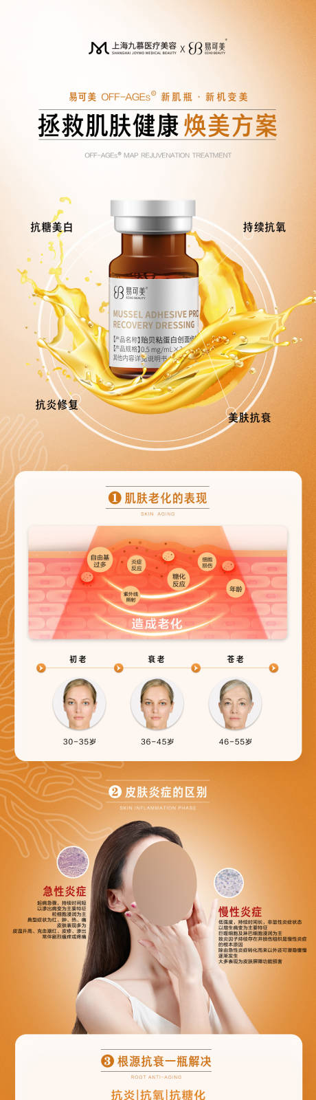 源文件下載【享設計】搜索編號：48760022763155169【醫美易可美新肌瓶產品長圖海報】