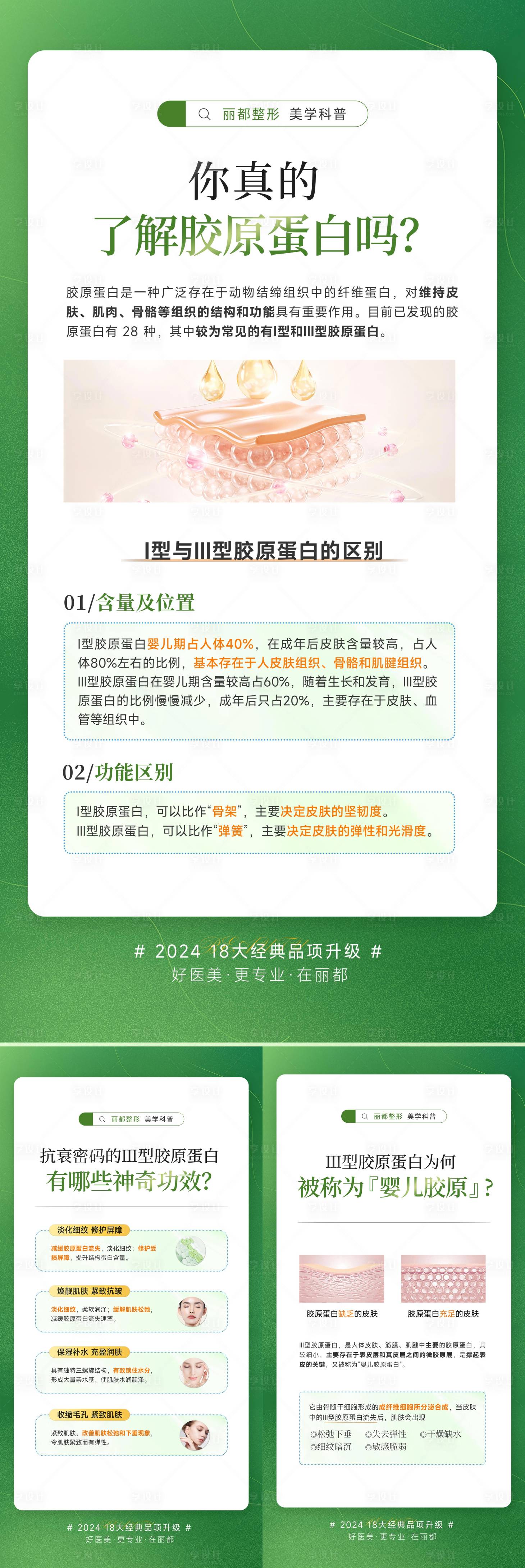 源文件下載【享設(shè)計】搜索編號：24740022807021567【醫(yī)美科普系列海報】