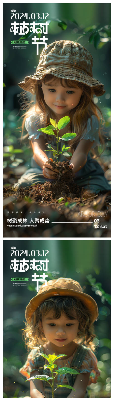 源文件下載【享設計】搜索編號：74170022358766785【植樹節海報】