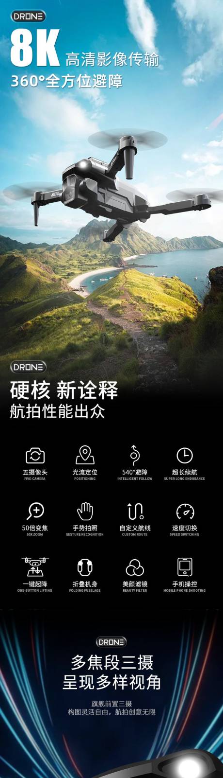 源文件下載【四軸飛行器玩具電商詳情頁】編號：10590022568766678