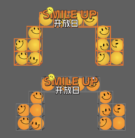 源文件下载【微笑铁艺门头龙门架】编号：39970022456294658