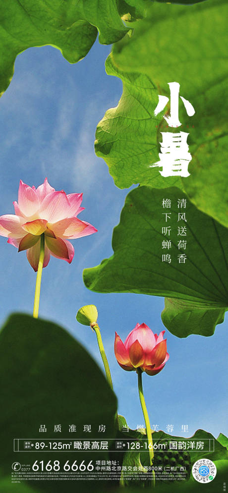 源文件下载【小暑海报】编号：89580022619804541