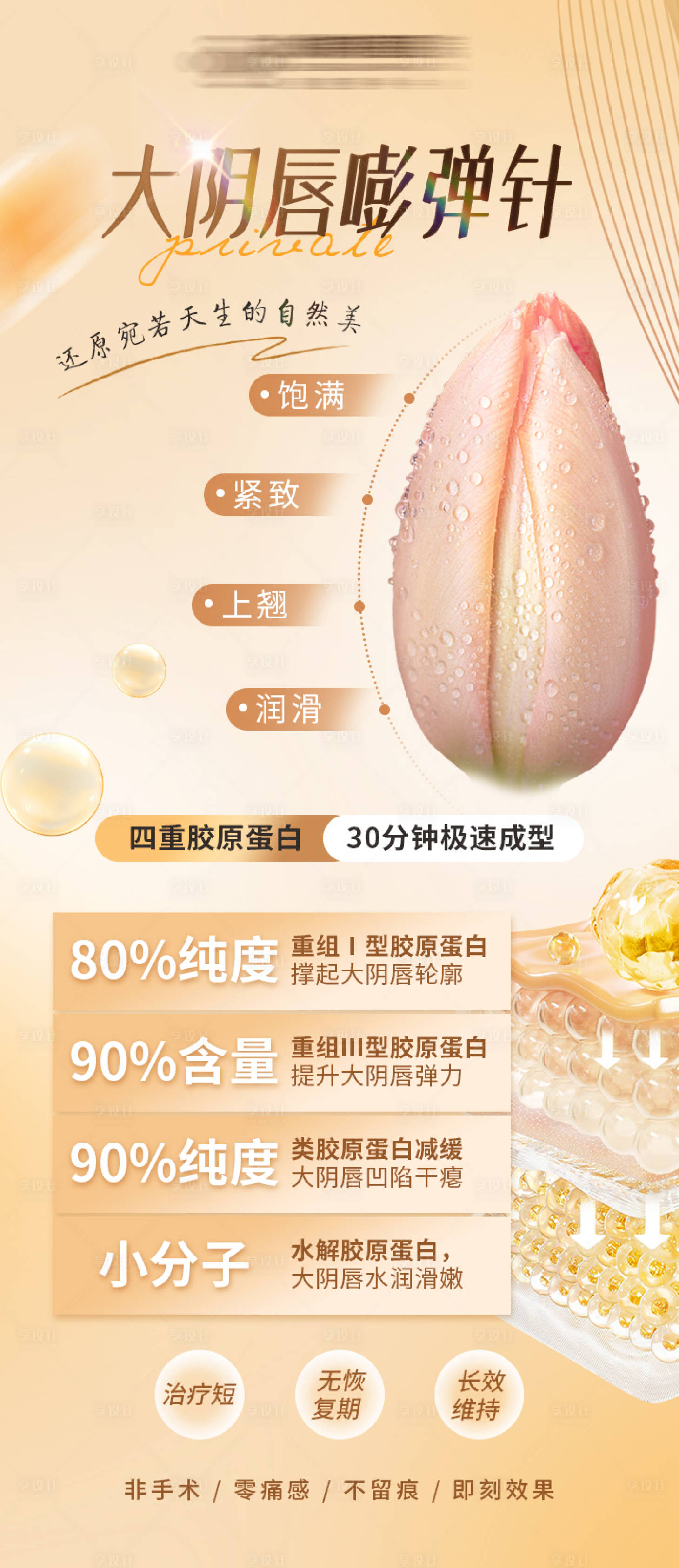 源文件下載【享設(shè)計(jì)】搜索編號(hào)：48040022405098525【醫(yī)美私密保養(yǎng)海報(bào)】