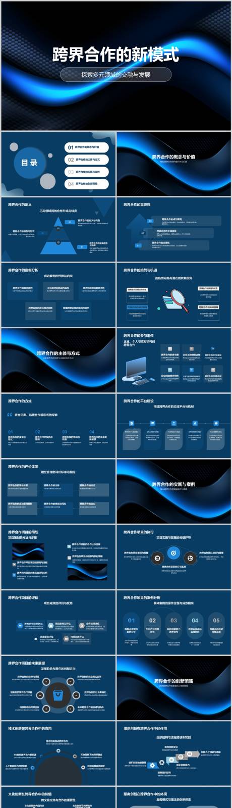 源文件下载【跨界合作的新模式PPT】编号：65630022264864027