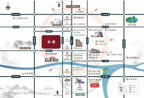 源文件下载【地产新中式区位图】编号：46710022473628347