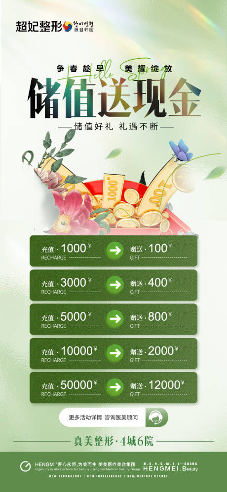 源文件下載【醫美春季活動儲值海報】編號：81660022519652686