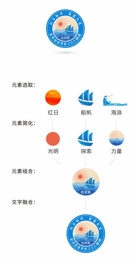 源文件下载【享设计】搜索编号：73790022625273781【班徽设计】