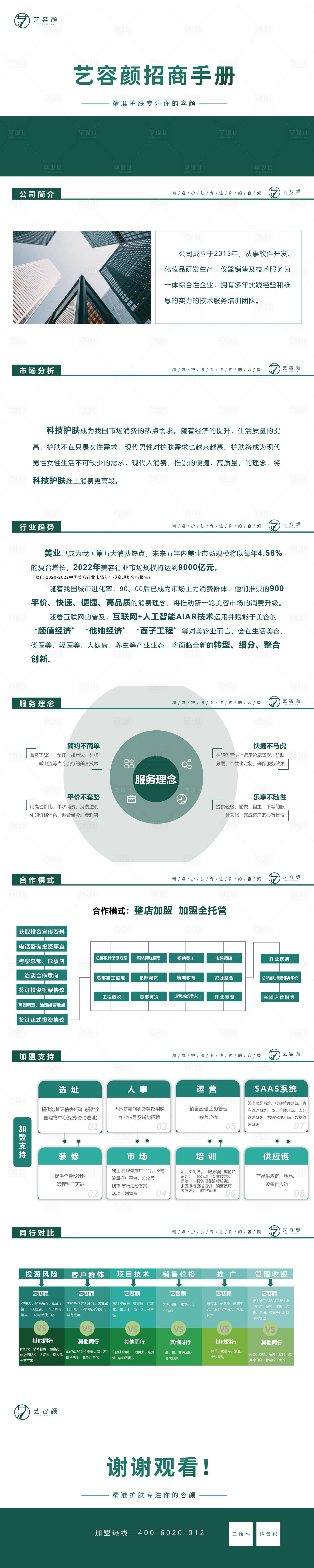 源文件下載【享設計】搜索編號：75370022293258410【藝容顏招商手冊宣傳冊】