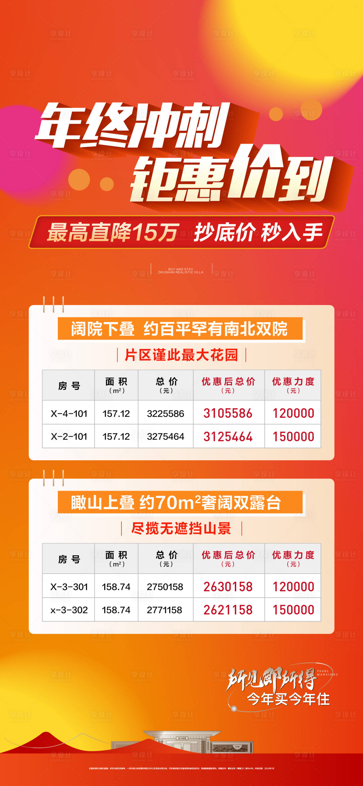 源文件下载【享设计】搜索编号：88570022241466103【年终冲刺钜惠特价房】