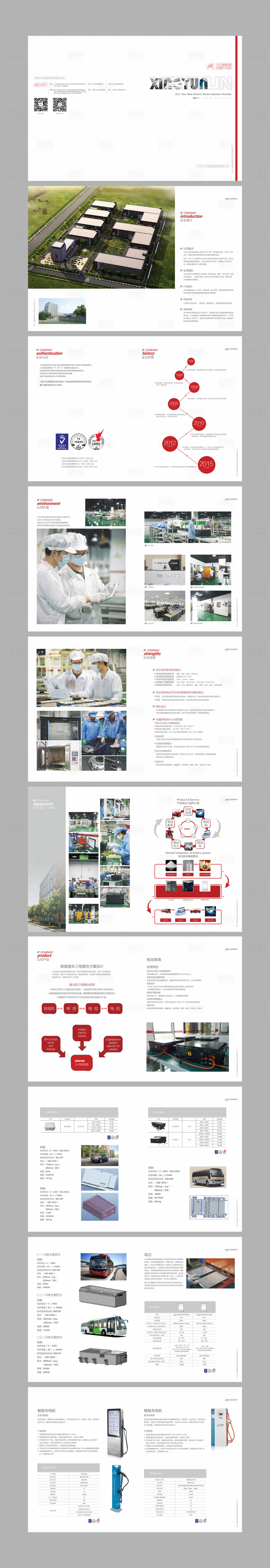 源文件下載【享設計】搜索編號：83610022414922186【新能源企業宣傳冊】