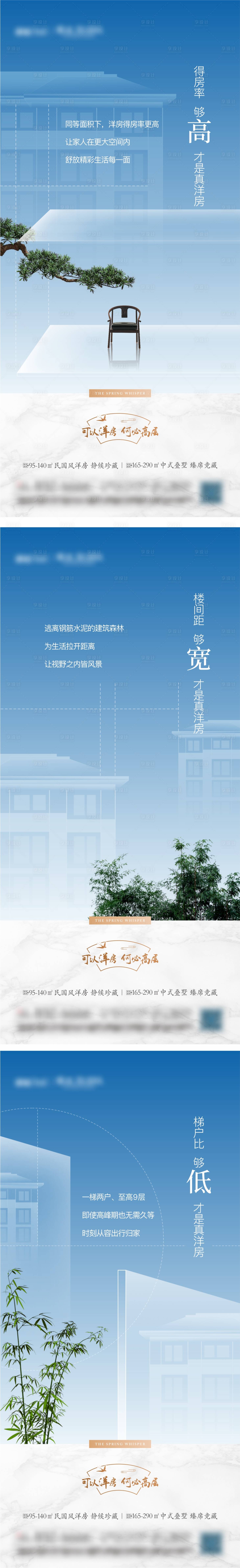 源文件下载【地产洋房价值卖点系列海报】编号：51900022530539850