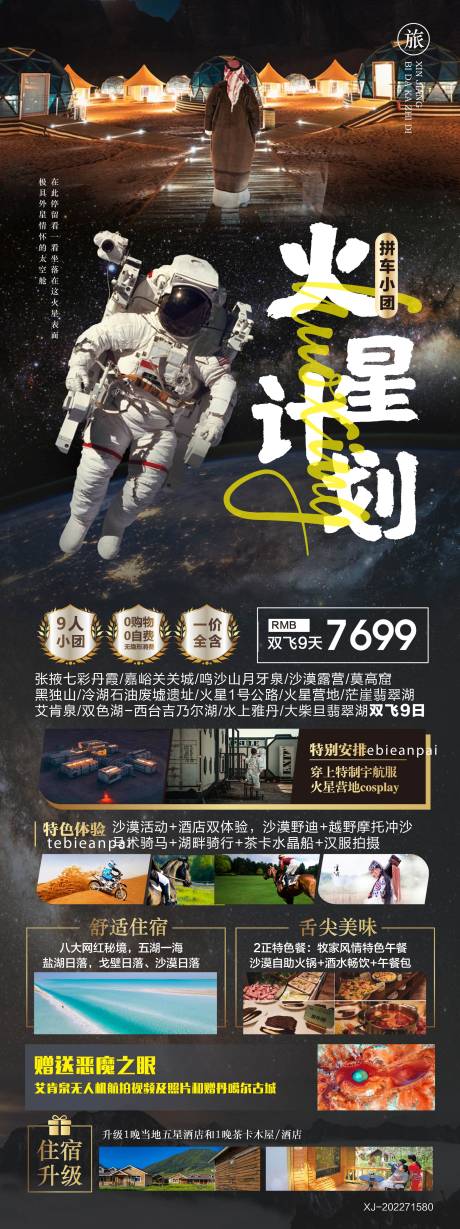 源文件下载【西北火星旅游海报】编号：43320022561457747