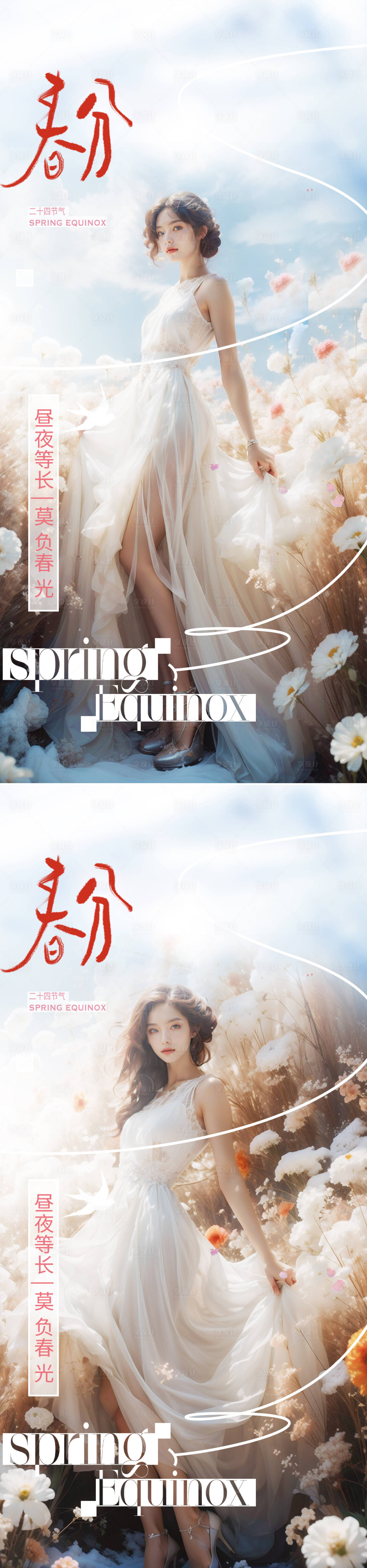 源文件下载【享设计】搜索编号：84570022572131020【春分节气海报】