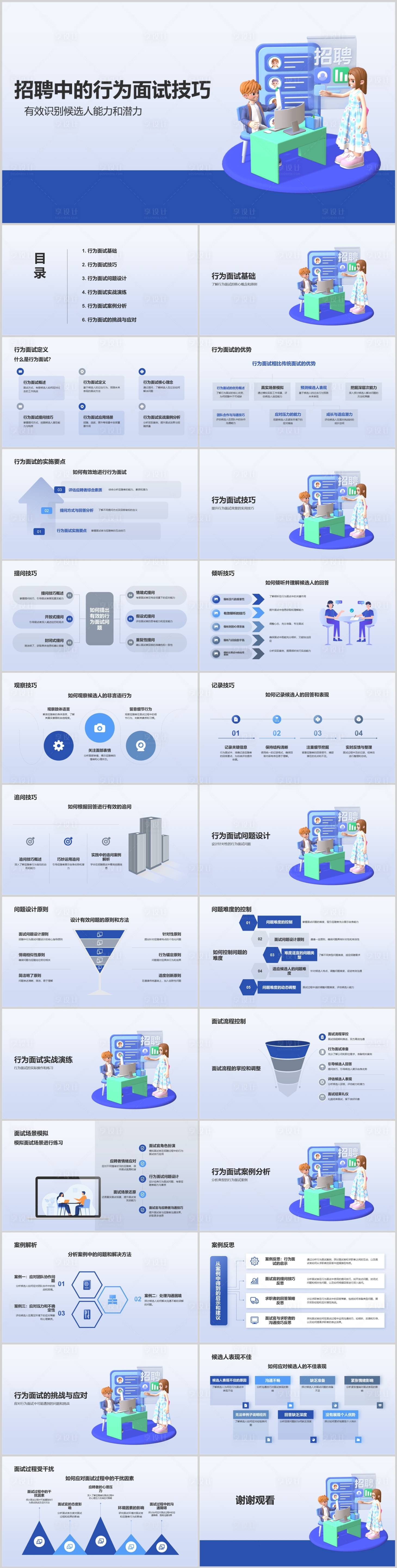 源文件下载【招聘中的行为面试技巧PPT】编号：63790022590027317