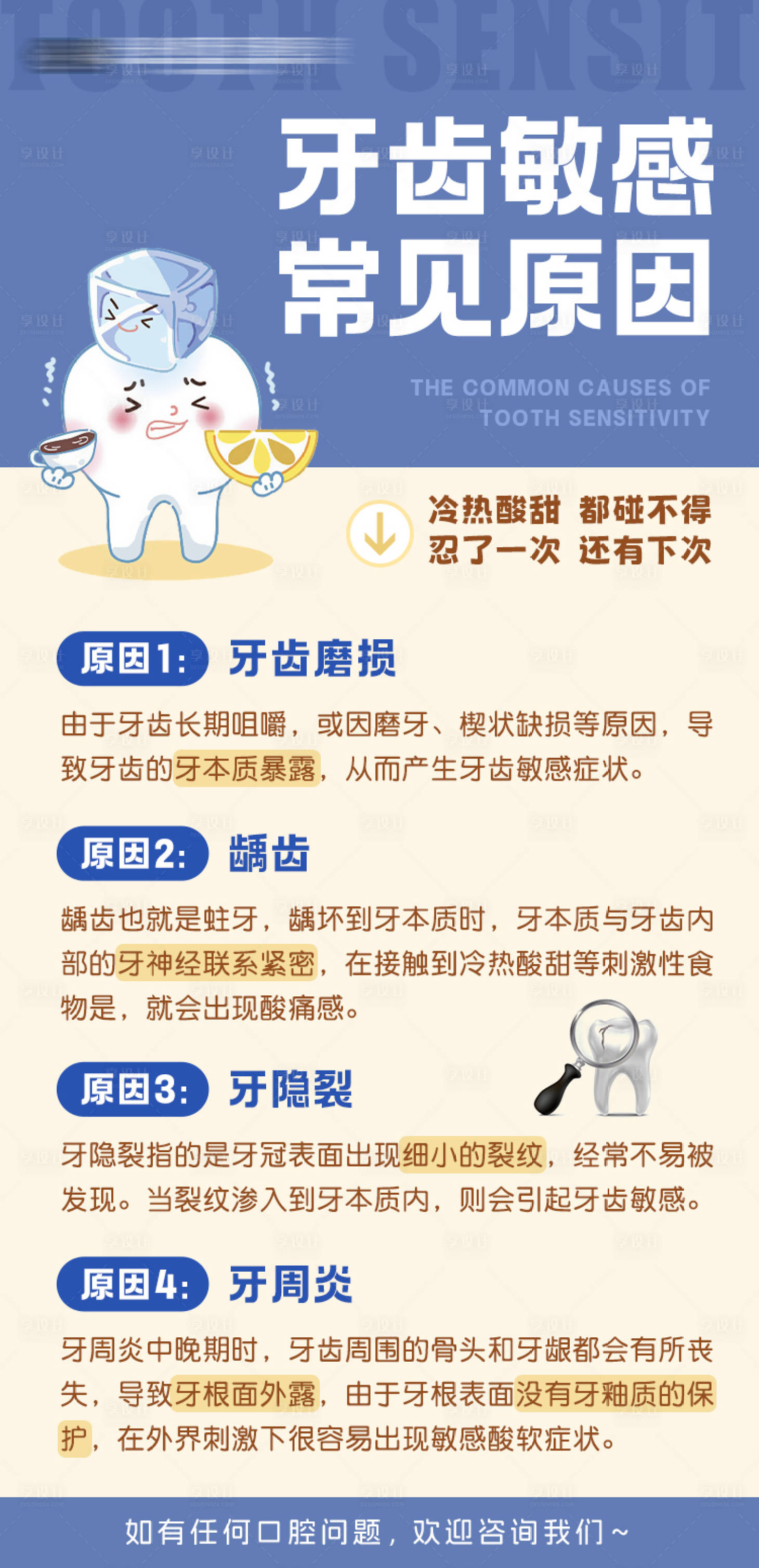 源文件下载【享设计】搜索编号：35560022770787301【口腔科普海报】
