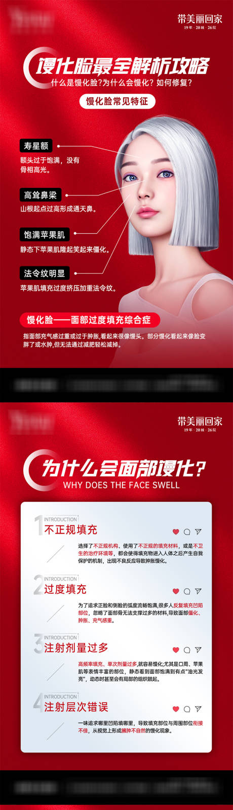源文件下载【享设计】搜索编号：21690022413459332【医美馒化脸科普海报】