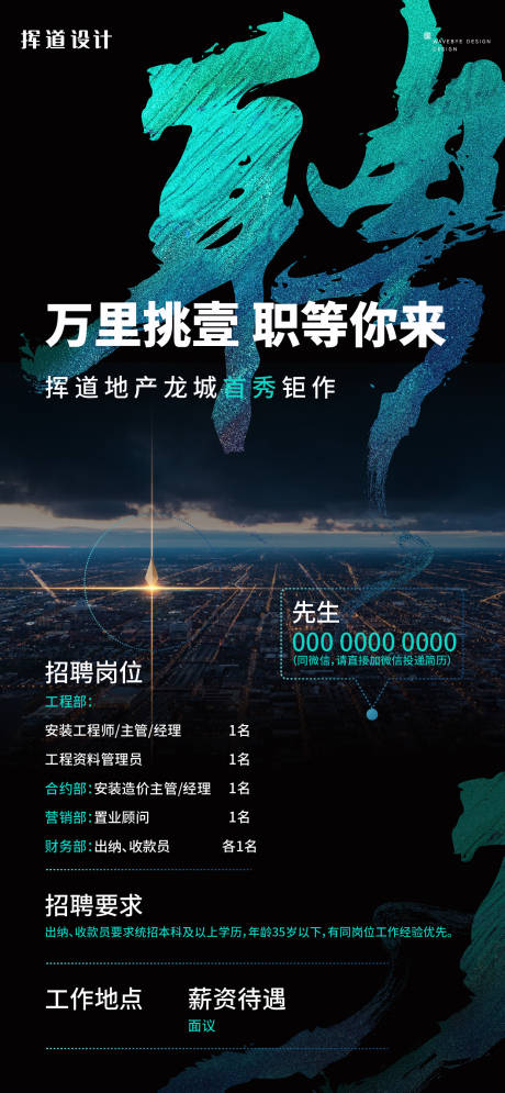 源文件下载【招聘海报】编号：10380022695262300
