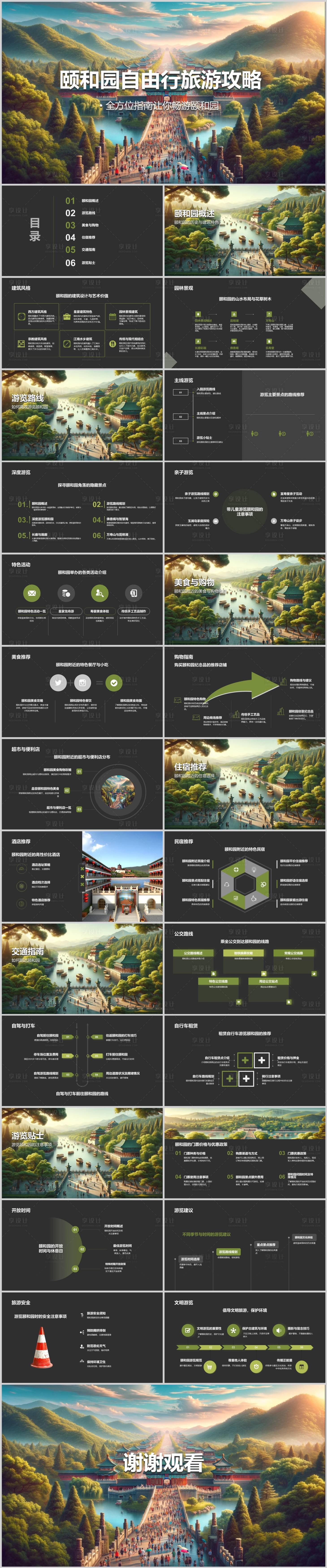 源文件下载【享设计】搜索编号：70340022272426850【旅游攻略PPT】