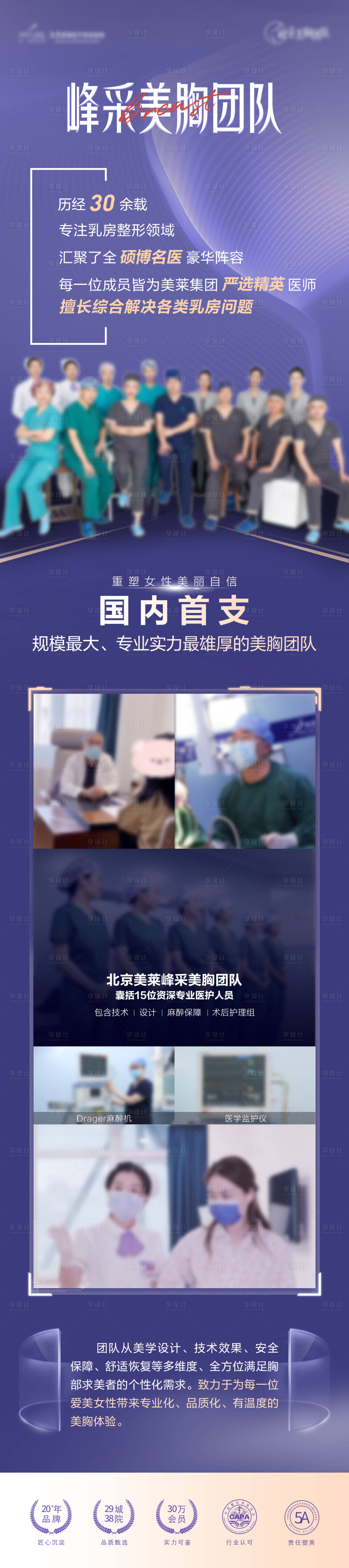 源文件下載【享設計】搜索編號：31320022545794967【醫生專家團隊長圖海報】