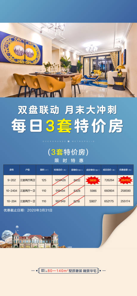 源文件下载【地产特价房海报】编号：94670022669413147