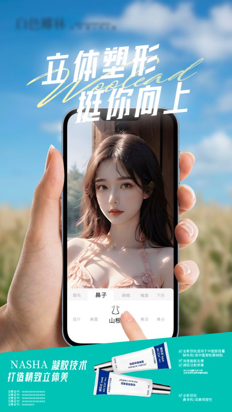 源文件下載【醫美塑形海報】編號：14810022230709213