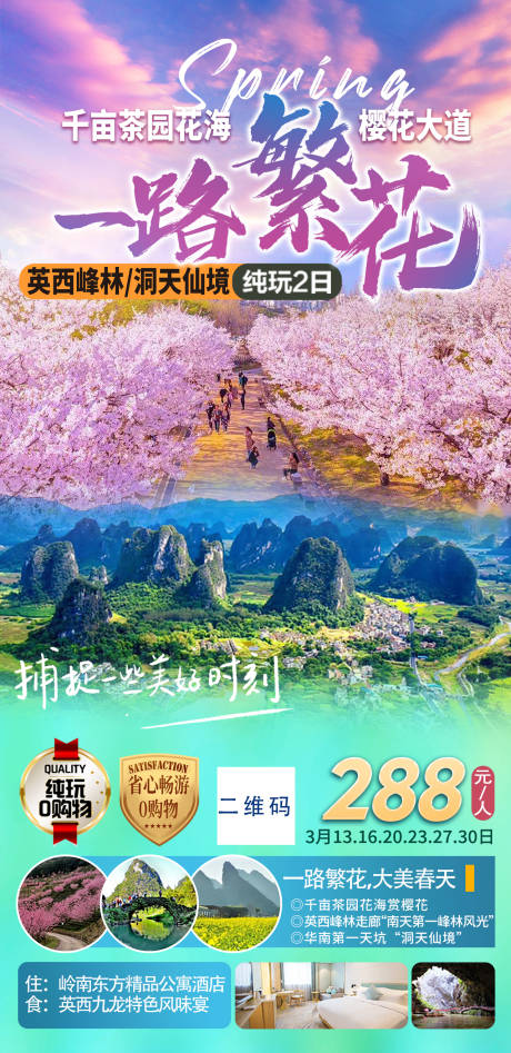 源文件下载【春天赏花樱花旅游海报】编号：86270022572906142