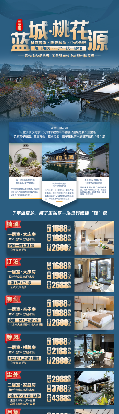 源文件下载【三里畈蓝城桃花源旅游长图海报】编号：20360022351838631