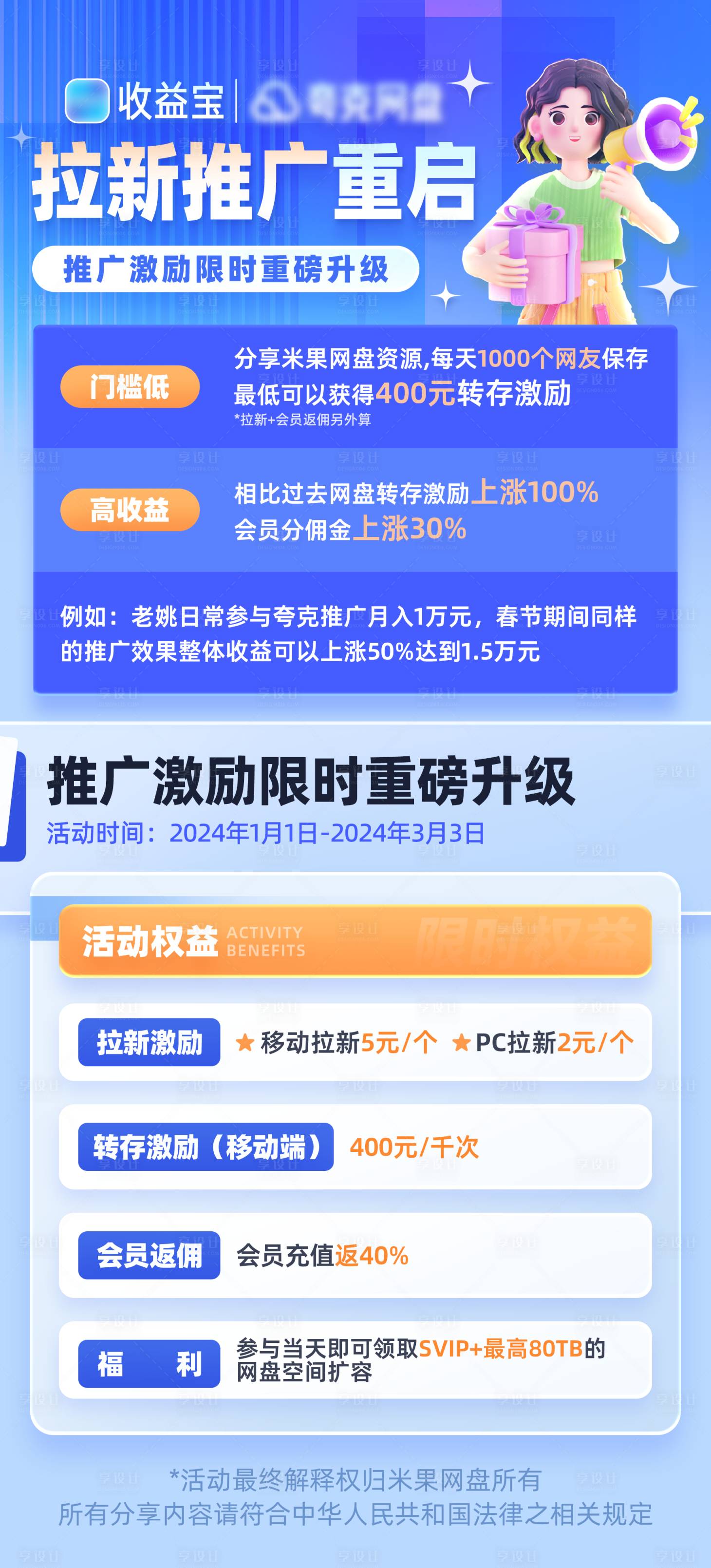 源文件下载【拉新推广邀请规则海报】编号：27920022428182375