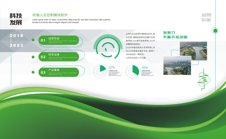 源文件下载【绿色企业文化墙背景板】编号：36990022372198662