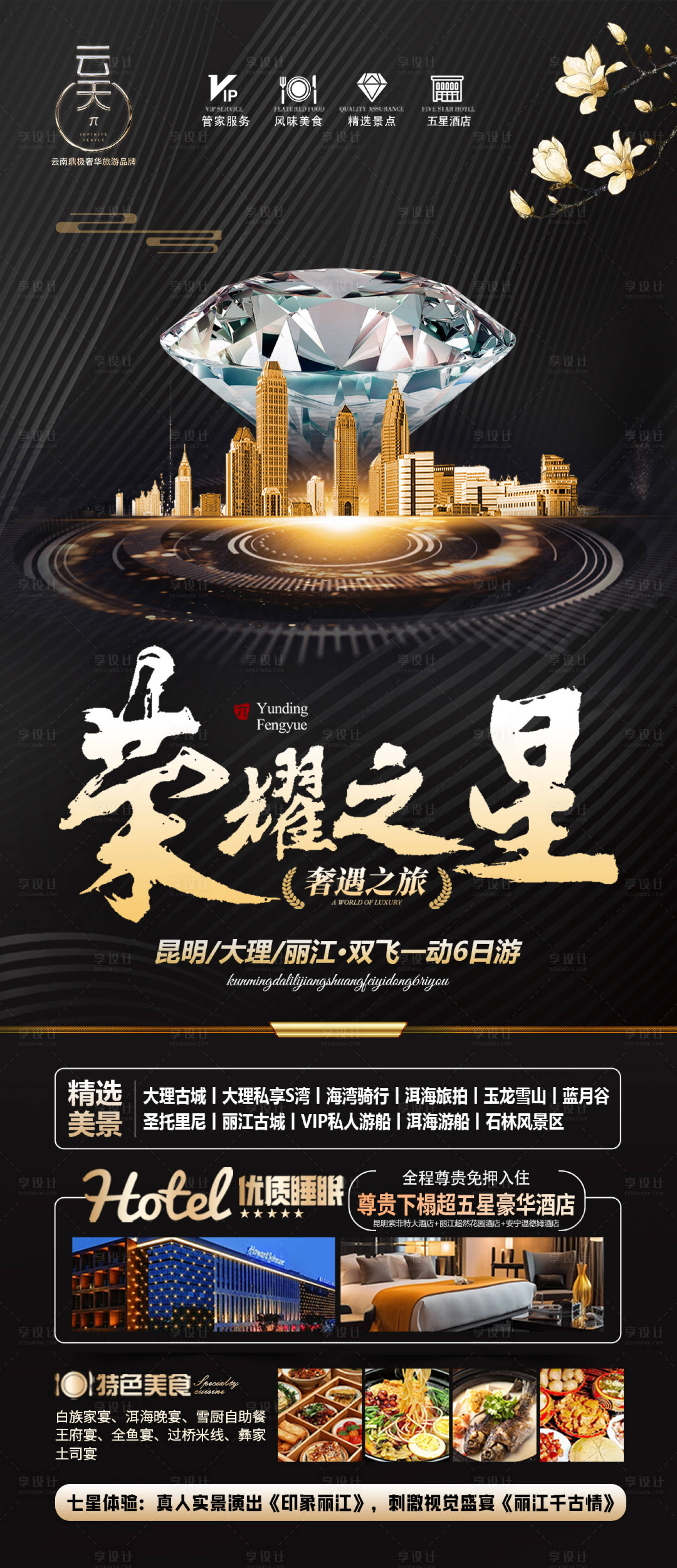 源文件下载【享设计】搜索编号：94500022781064484【云南旅游海报】