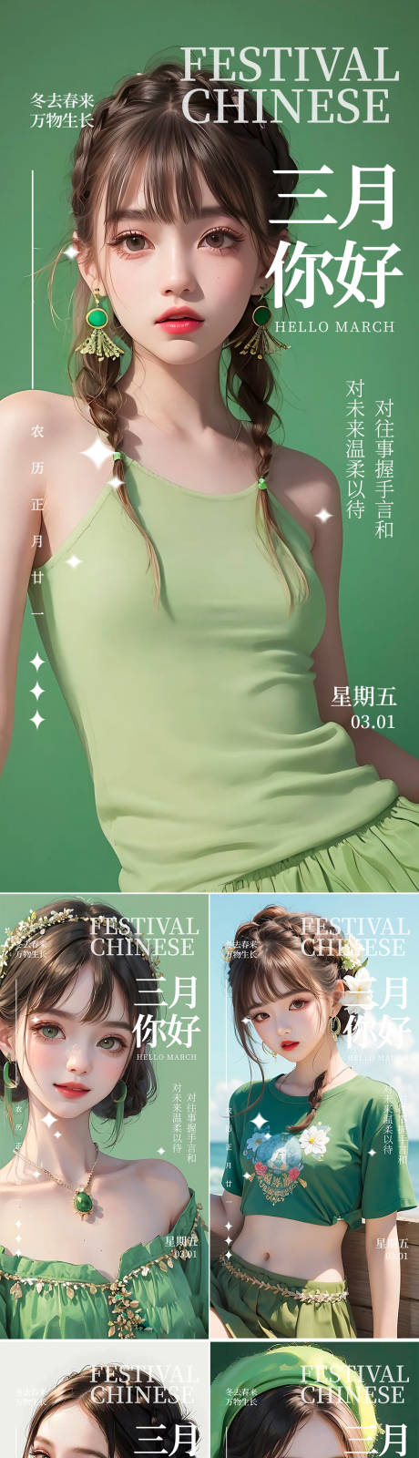 源文件下載【美業(yè)醫(yī)美早安系列海報】編號：76620022490316717
