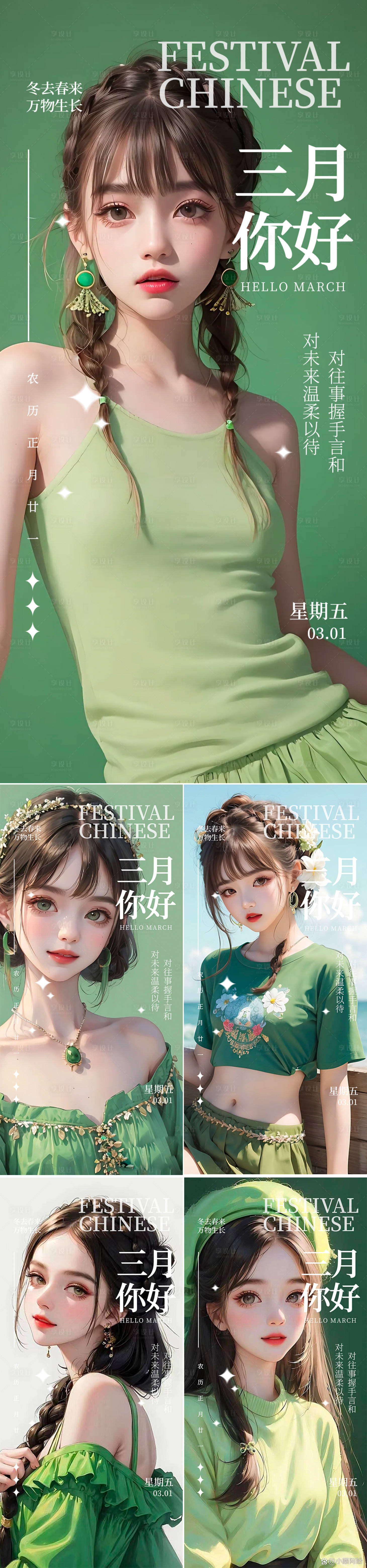 源文件下載【享設計】搜索編號：76620022490316717【美業醫美早安系列海報】
