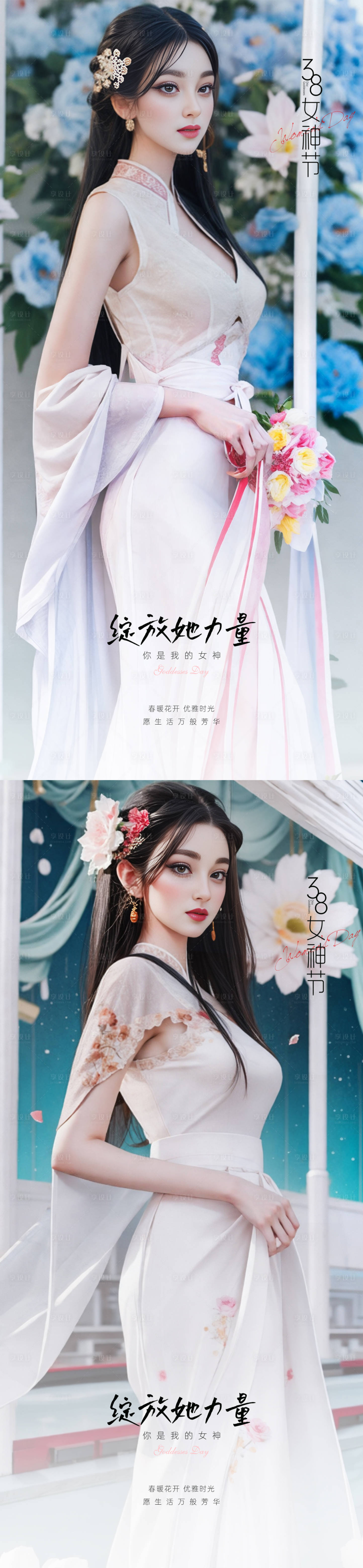 源文件下载【享设计】搜索编号：29890022331469950【女神节海报】