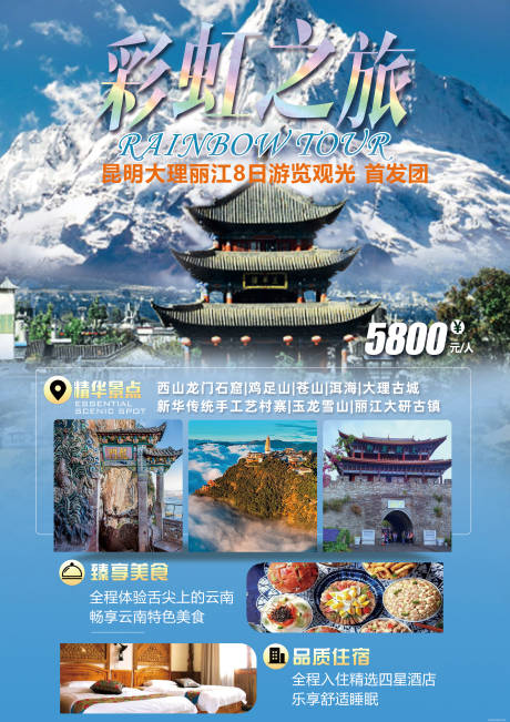 源文件下载【云南旅游海报】编号：79750022913208310
