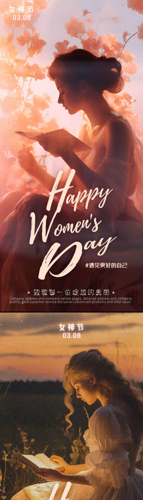 源文件下载【女神节鲜花剪影系列】编号：92720022246519564