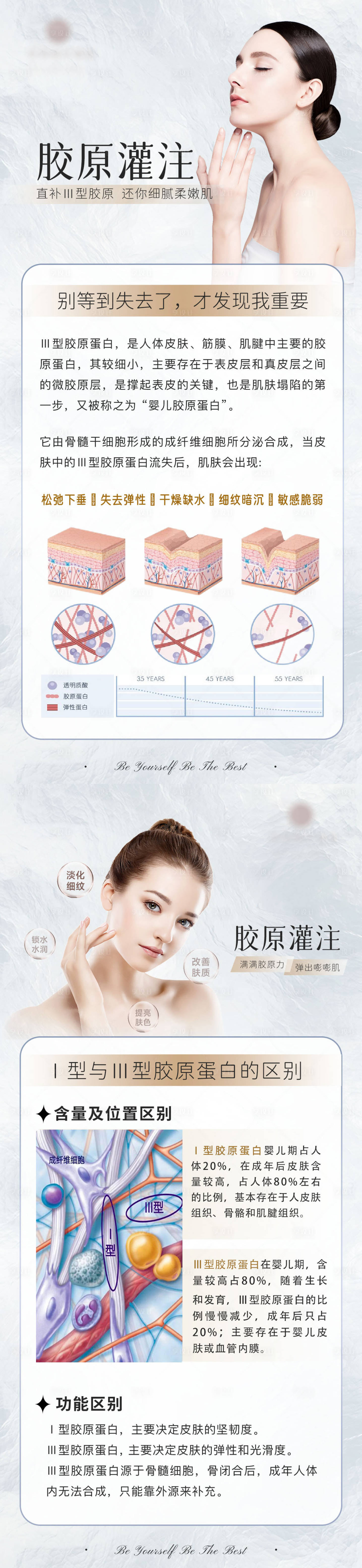 源文件下載【享設計】搜索編號：70100022743942803【膠原灌注醫(yī)美海報】