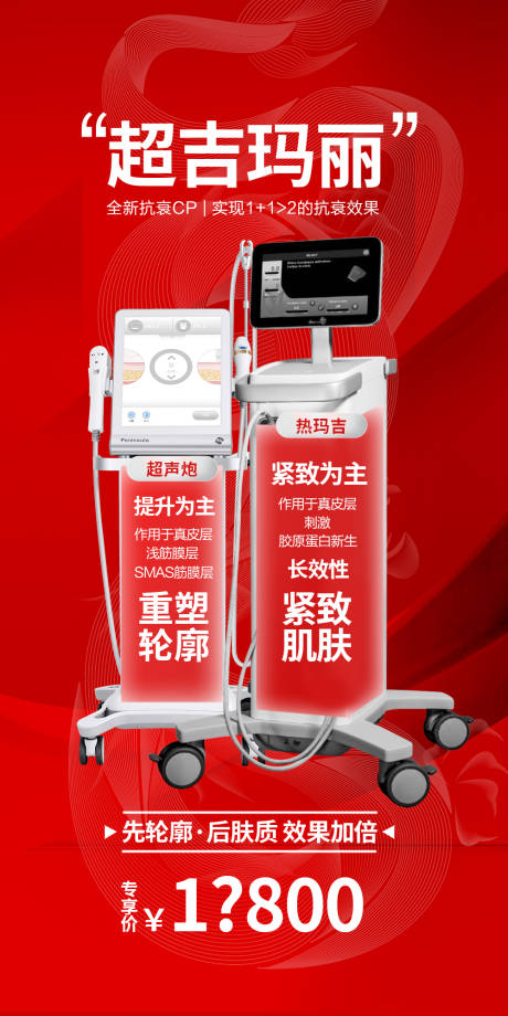 源文件下载【享设计】搜索编号：49220022349855028【医美热玛吉海报】