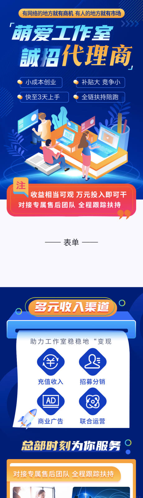 源文件下载【工作室招商加盟长图】编号：96990022578485750